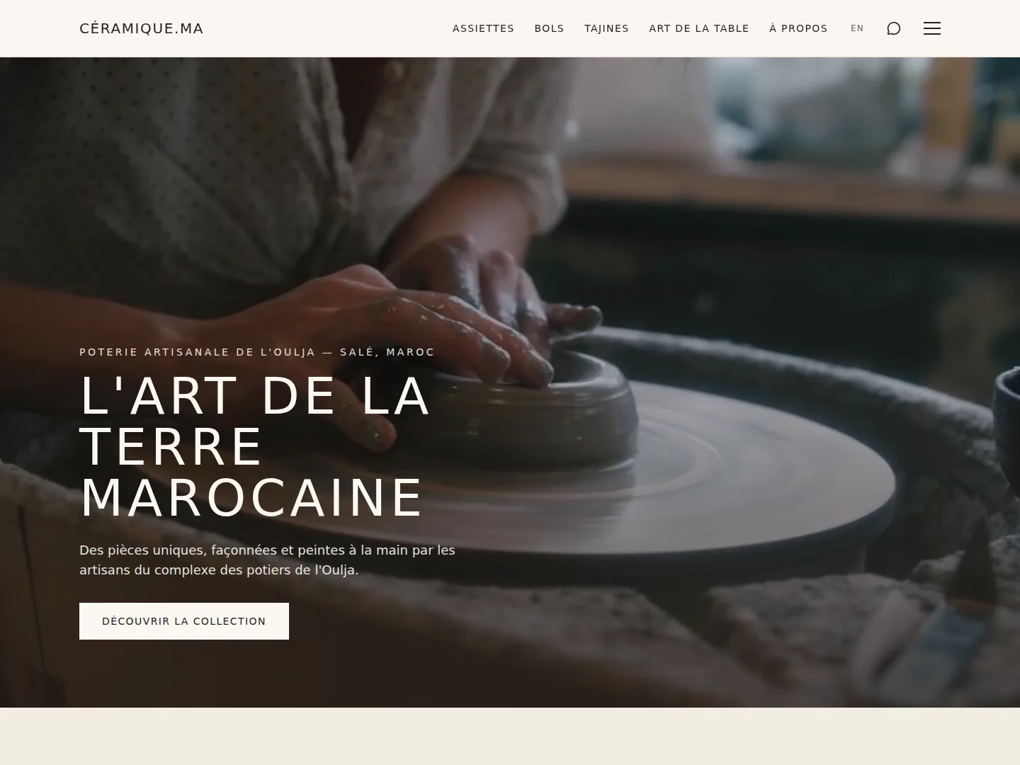 Site de Céramique.ma