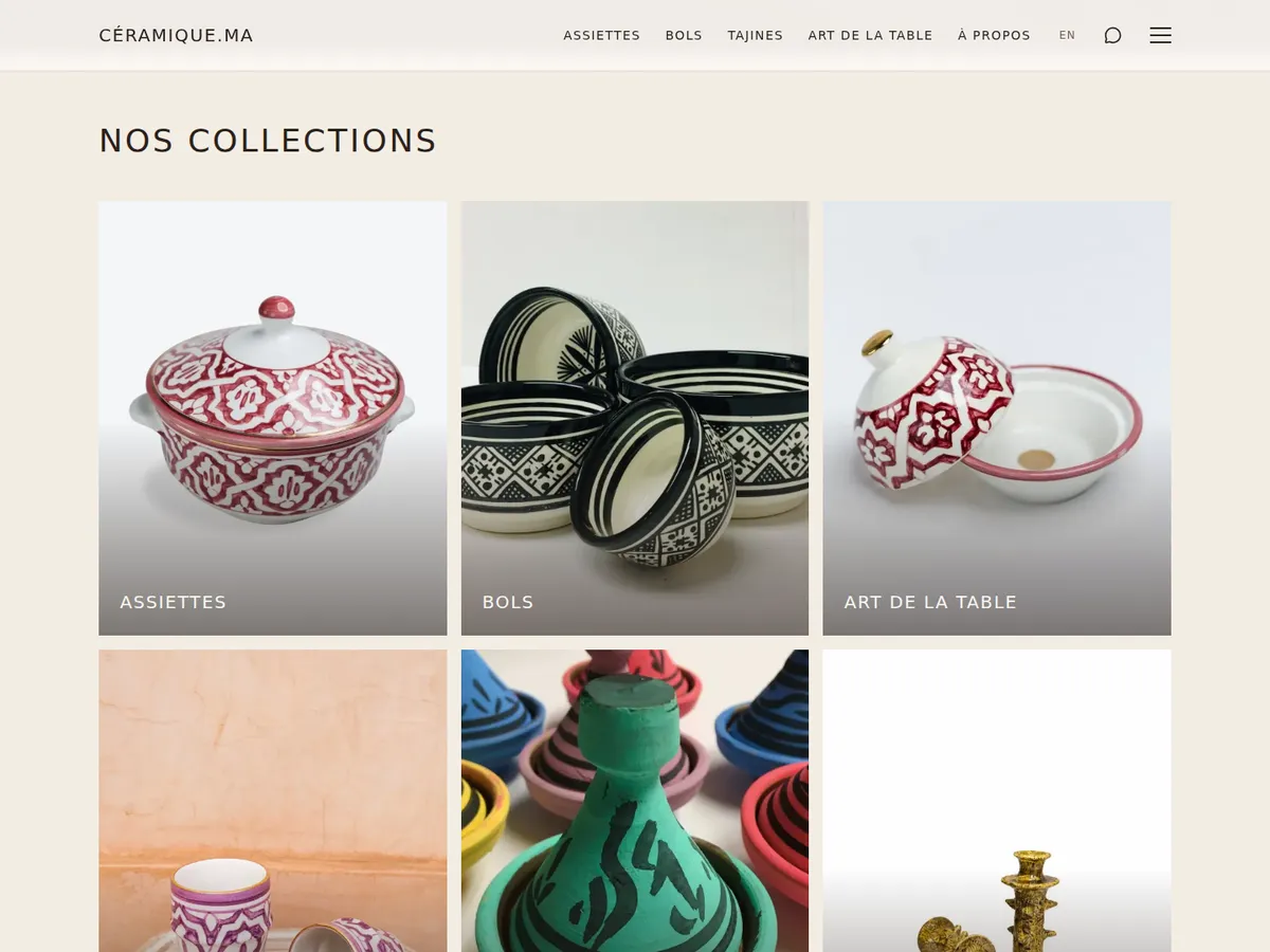 Céramique.ma, des pièces artisanales mises en valeur en ligne